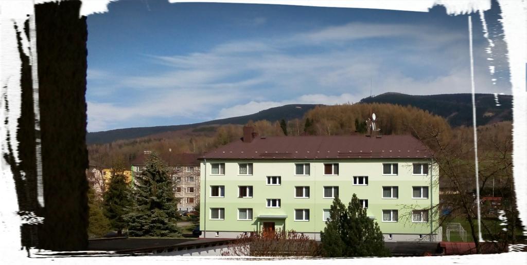 鲁纳德斯诺阿帕特曼酒店 Loučná nad Desnou 外观 照片
